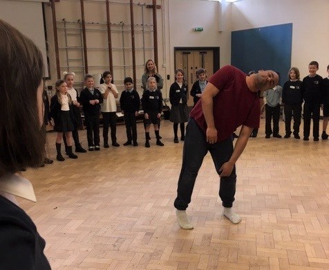 Dance workshop to help school children explore breath, breathing & breathlessness